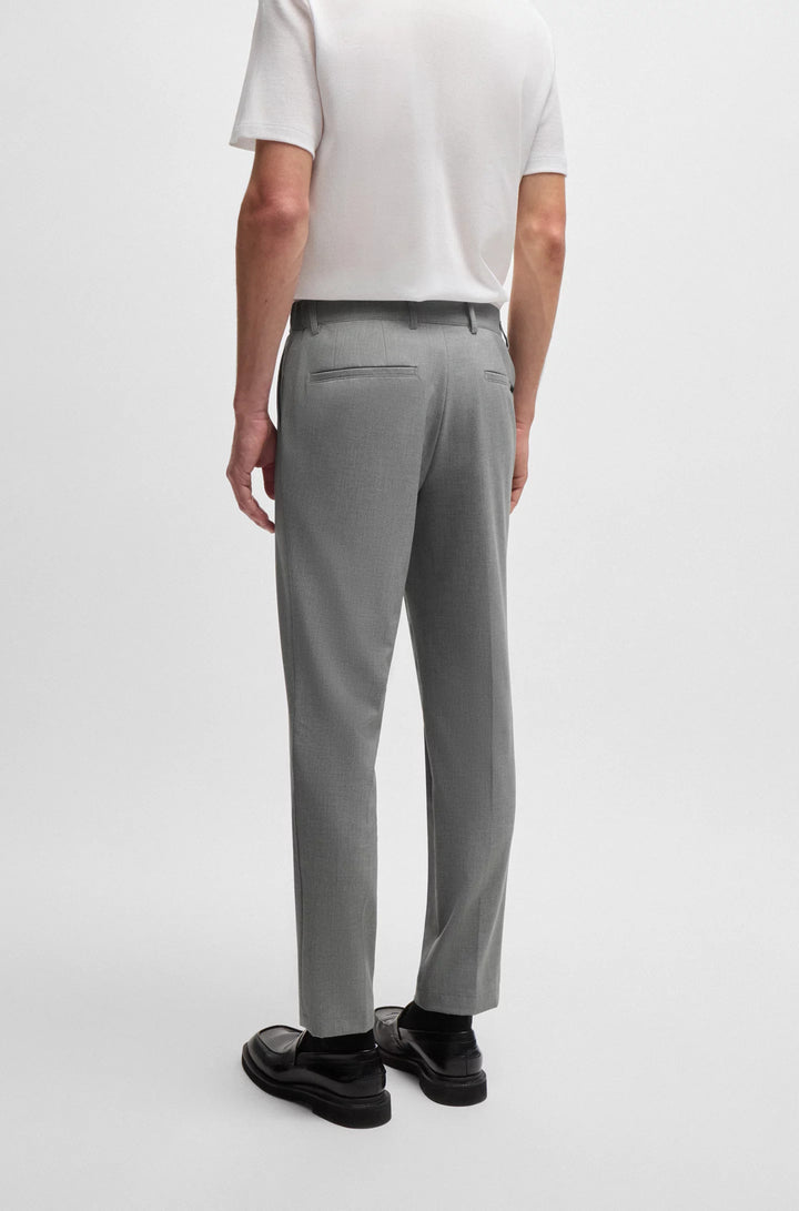 Boss Packable slim-fit trousers with four-way stretch