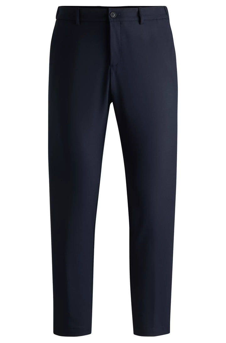 Boss Packable slim-fit trousers with four-way stretch