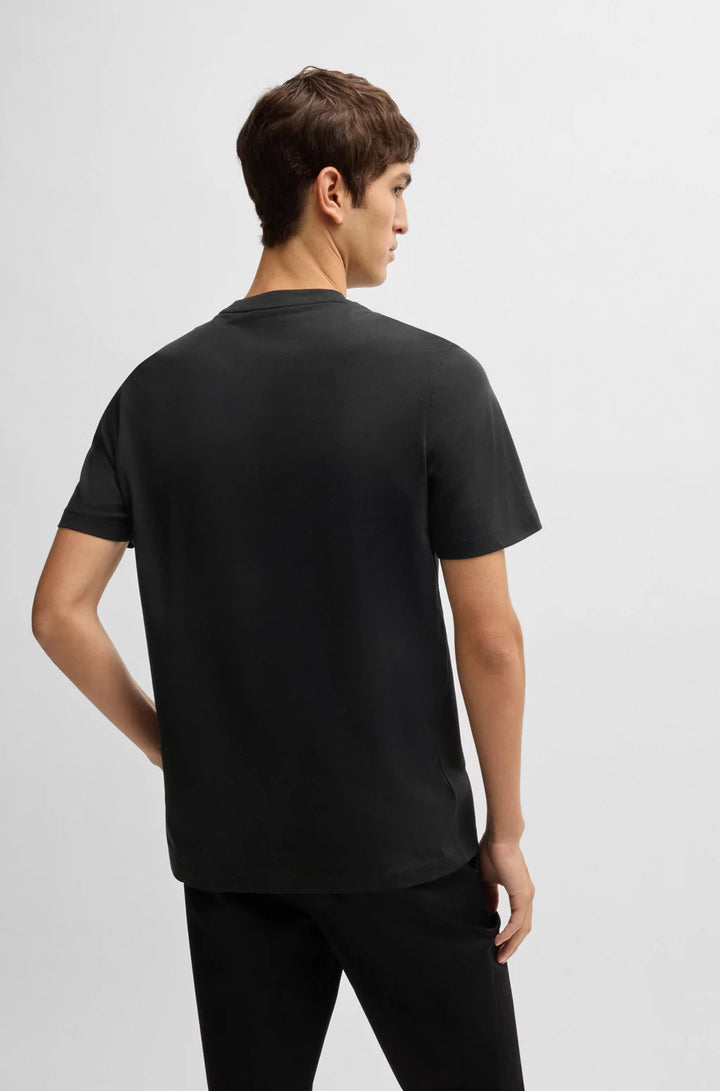 BOSS COTTON-JERSEY T-SHIRT WITH LOGO DETAIL