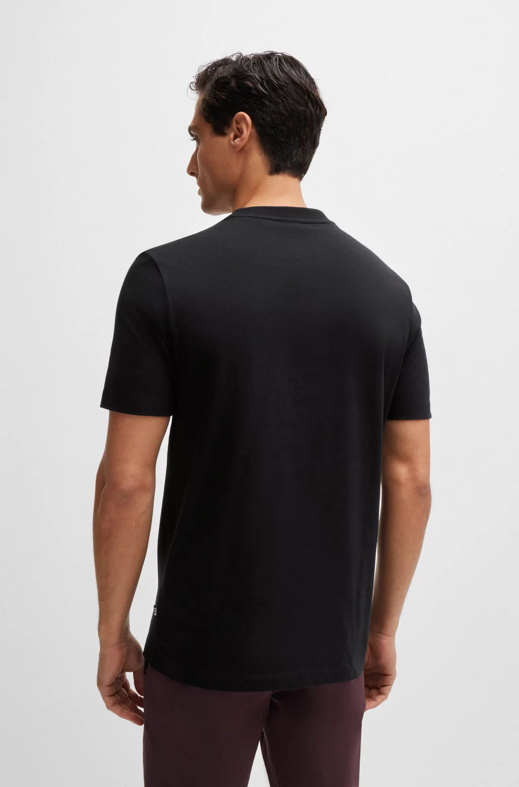 BOSS COTTON-JERSEY T-SHIRT WITH LOGO DETAIL