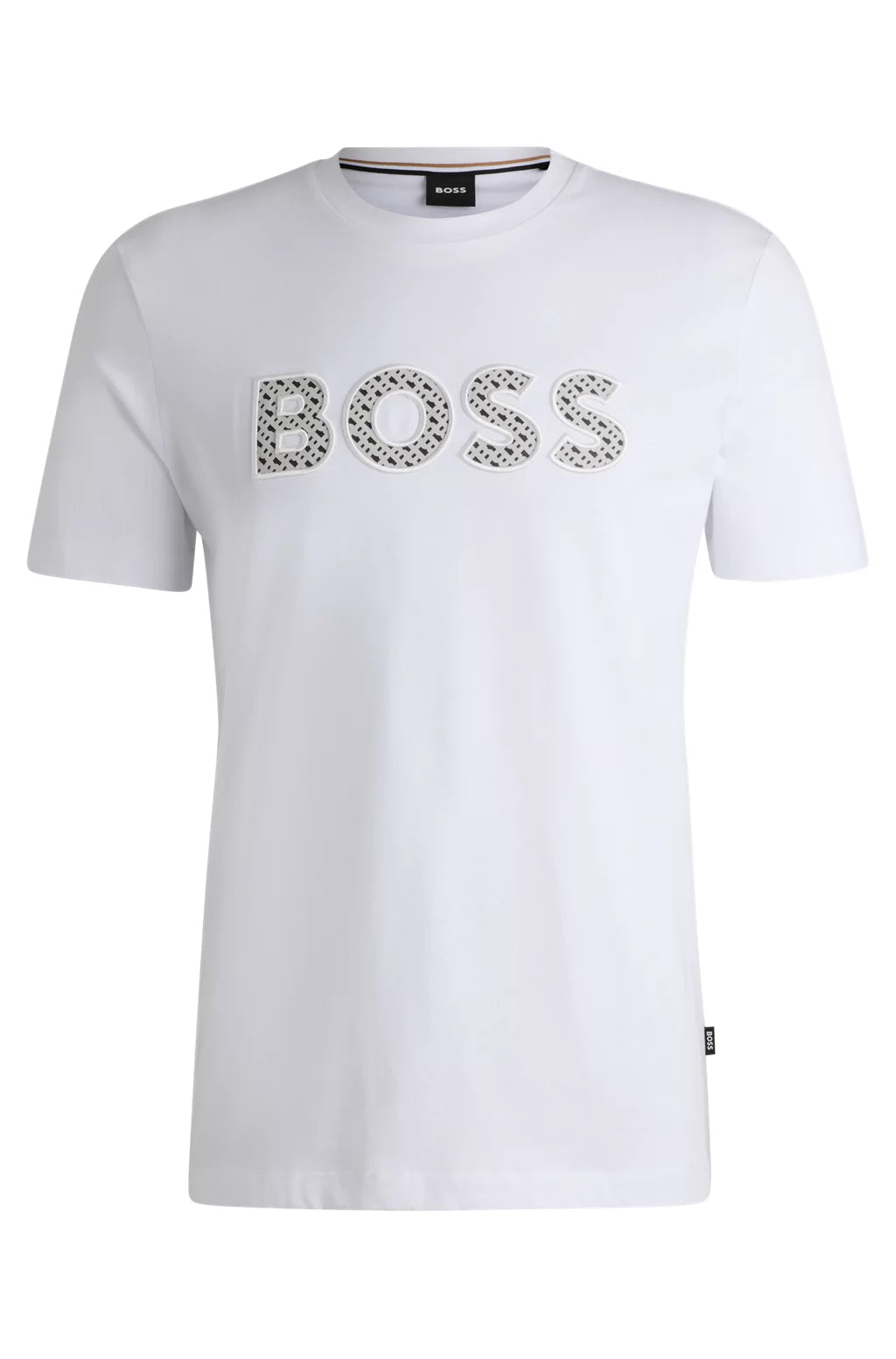 BOSS COTTON-JERSEY T-SHIRT WITH LOGO DETAIL