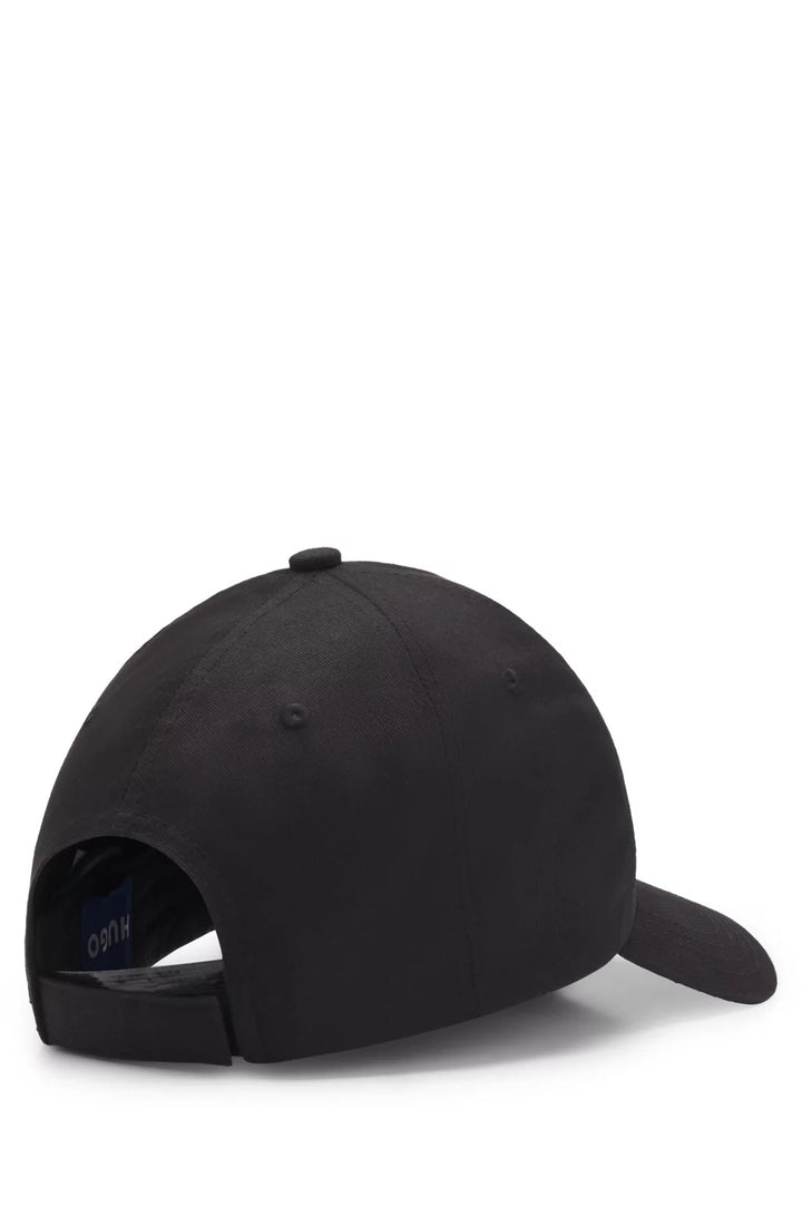 HUGO COTTON-TWILL CAP WITH BLUE LOGO PATCH