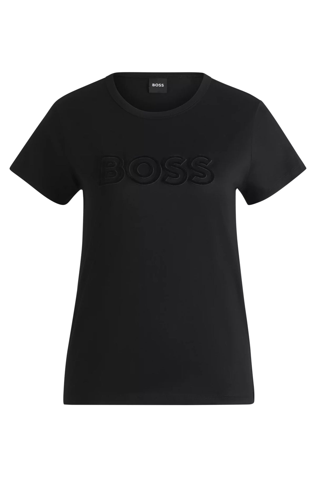 BOSS Mercerized-cotton T-shirt with logo detail