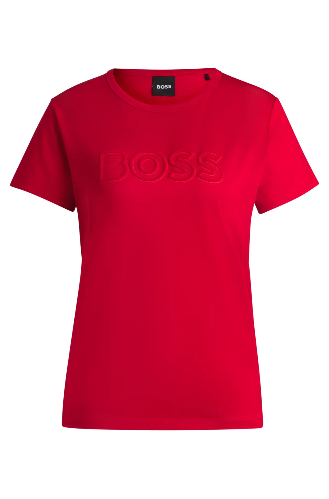 BOSS Mercerized-cotton T-shirt with logo detail
