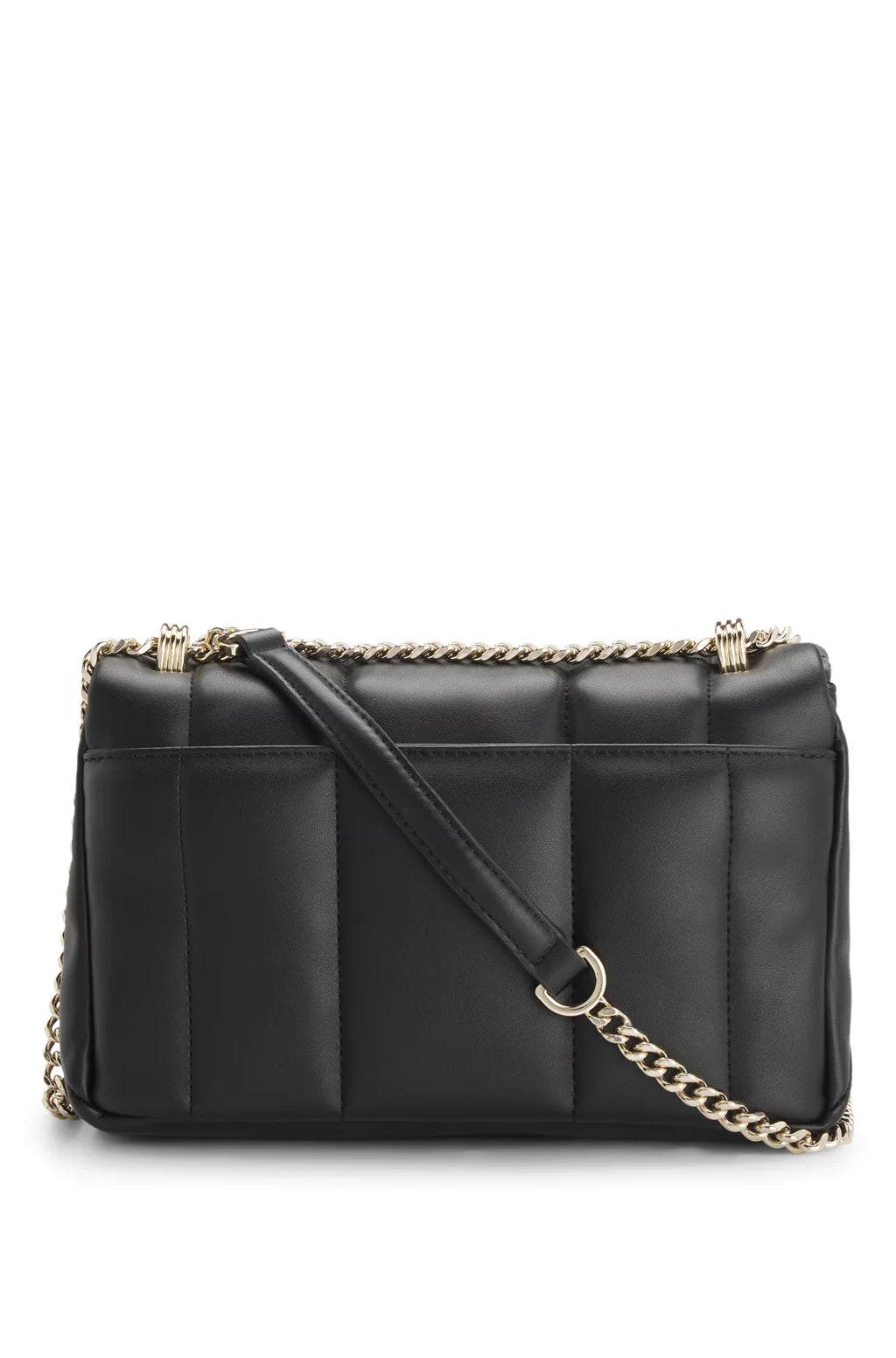 BOSS QUILTED SHOULDER BAG WITH DOUBLE B MONOGRAM HARDWARE
