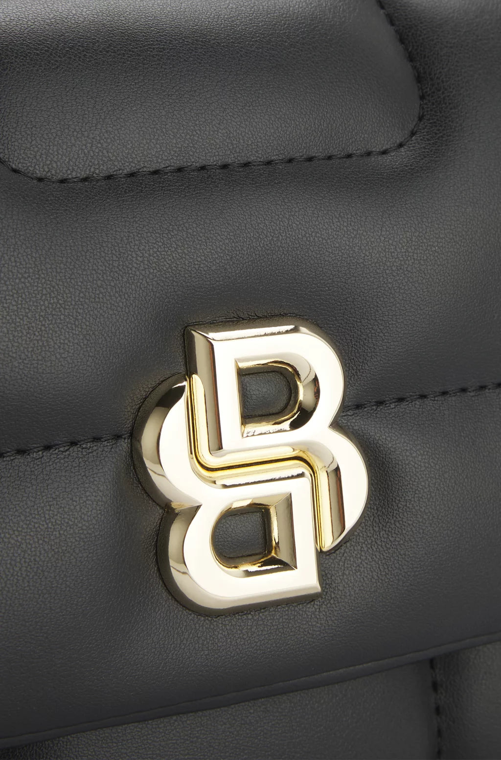 BOSS QUILTED SHOULDER BAG WITH DOUBLE B MONOGRAM HARDWARE