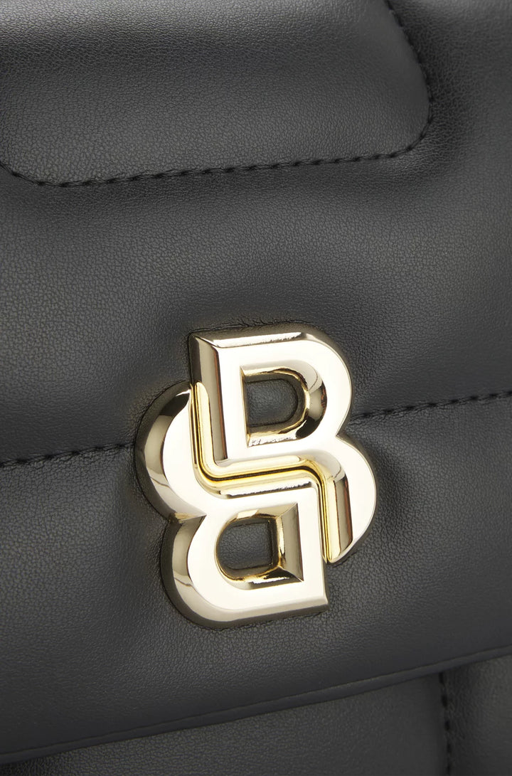 BOSS QUILTED SHOULDER BAG WITH DOUBLE B MONOGRAM HARDWARE