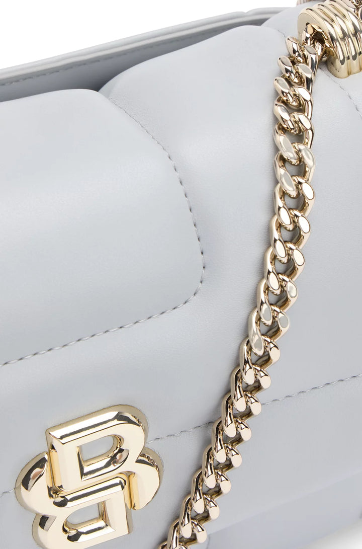 BOSS QUILTED SHOULDER BAG WITH DOUBLE B MONOGRAM HARDWARE