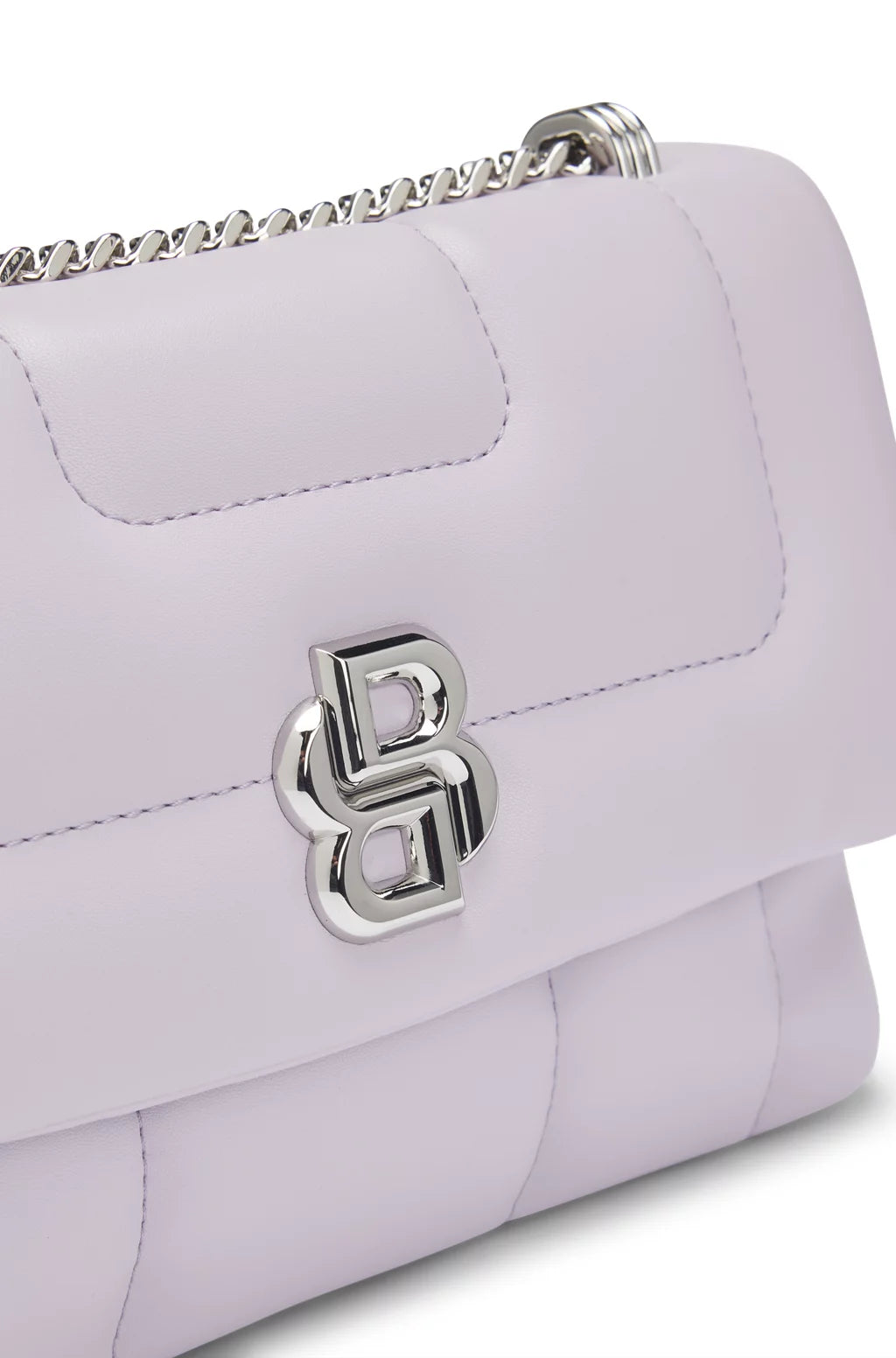 BOSS QUILTED SHOULDER BAG WITH DOUBLE B MONOGRAM HARDWARE
