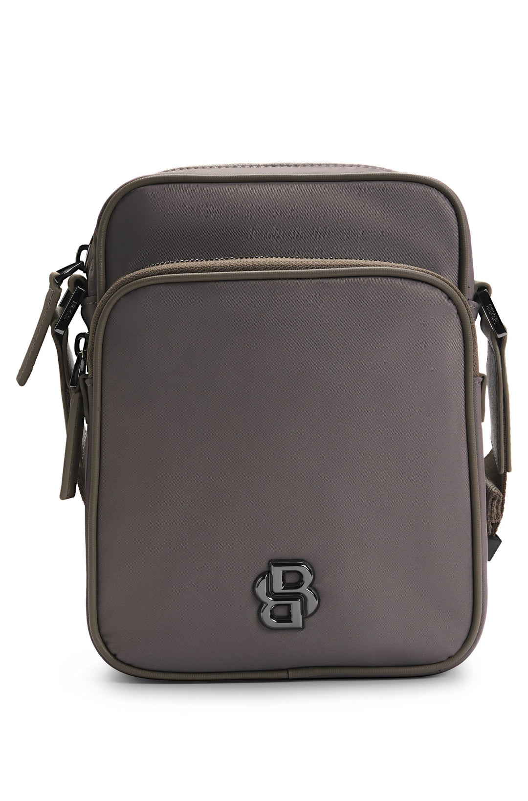 Boss Twill reporter bag with Double B monogram