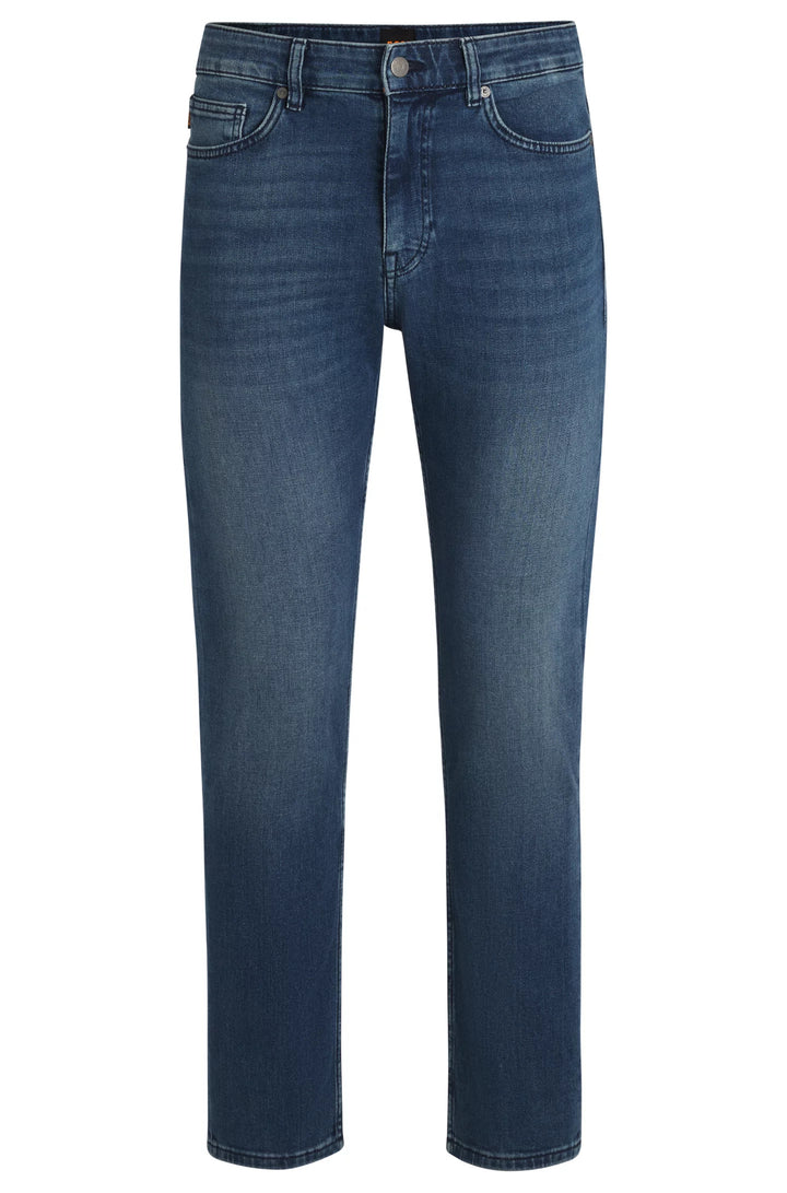 Boss Slim-fit jeans in blue comfort-stretch denim