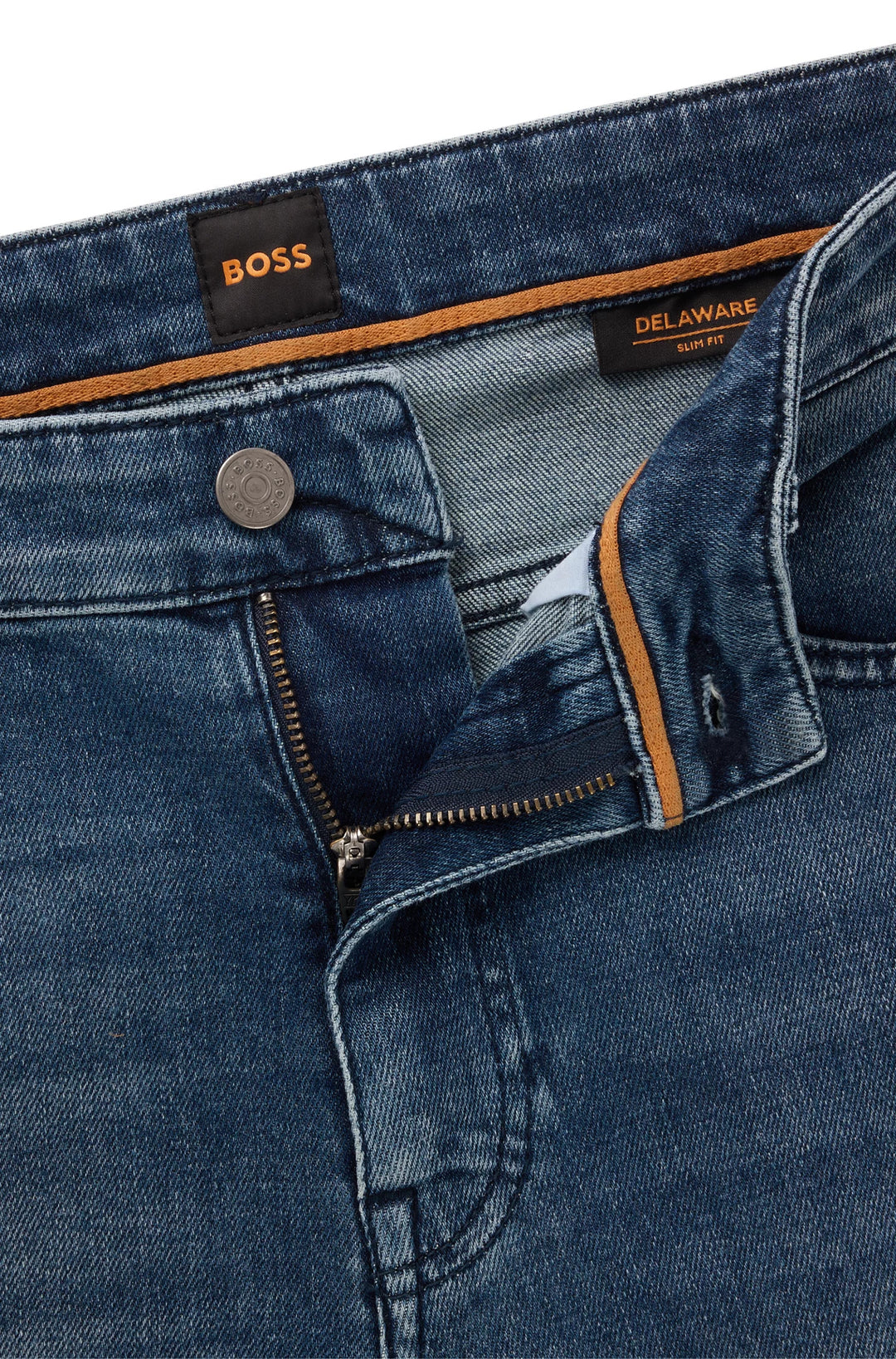 Boss Slim-fit jeans in blue comfort-stretch denim