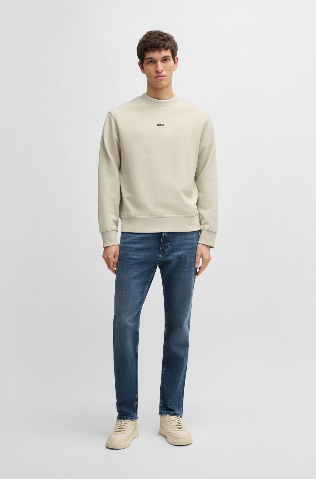 Boss Slim-fit jeans in blue comfort-stretch denim