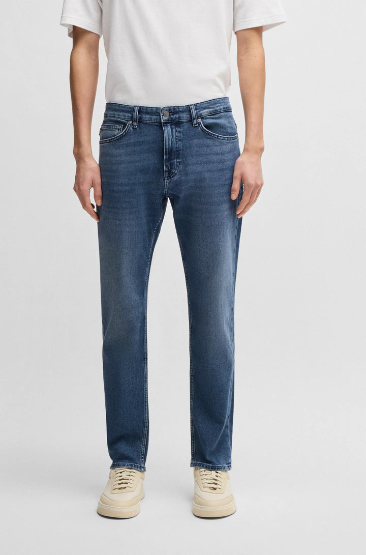 Boss Slim-fit jeans in blue comfort-stretch denim
