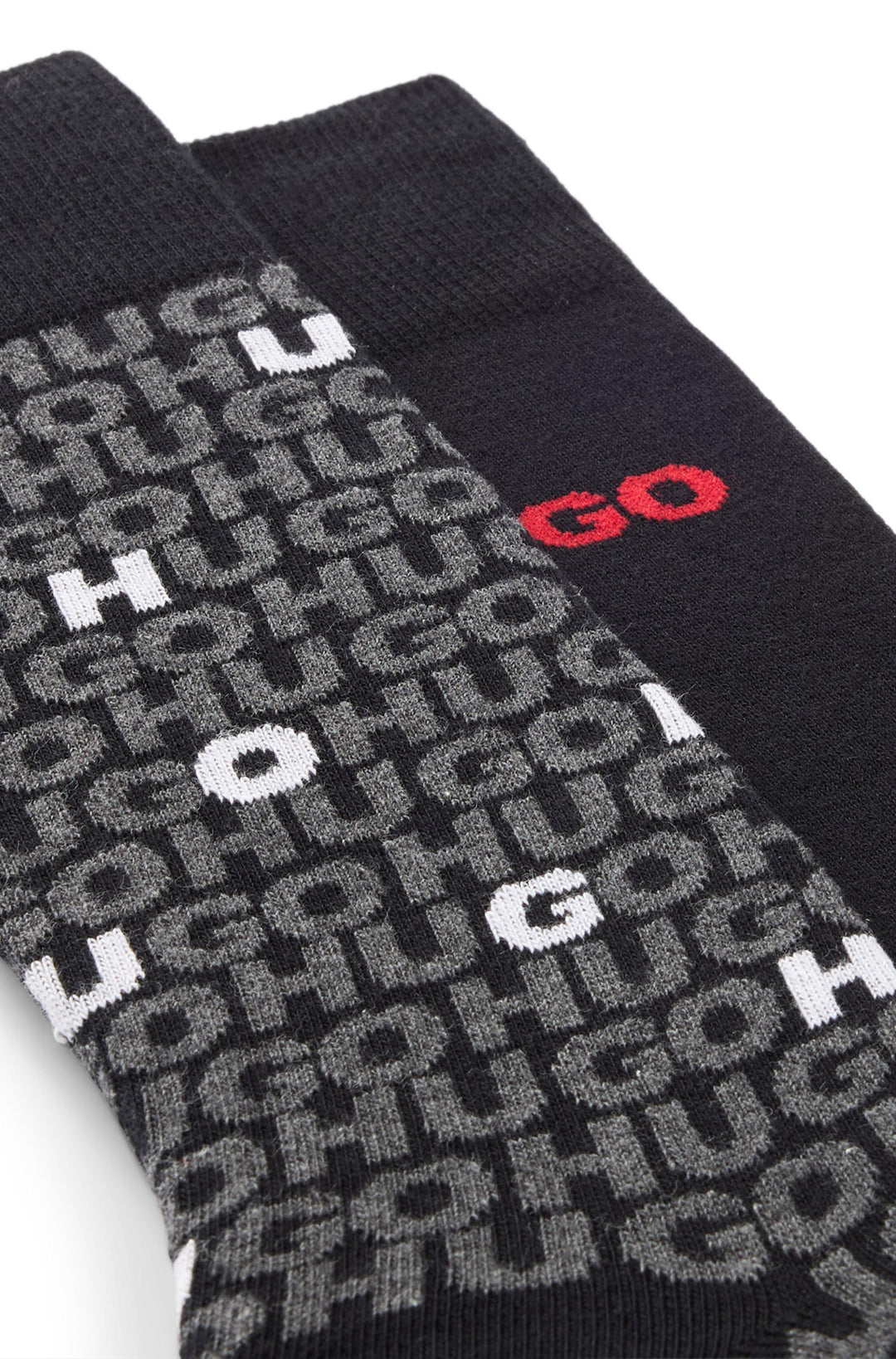 Hugo Two-pack of regular-length socks with logo details