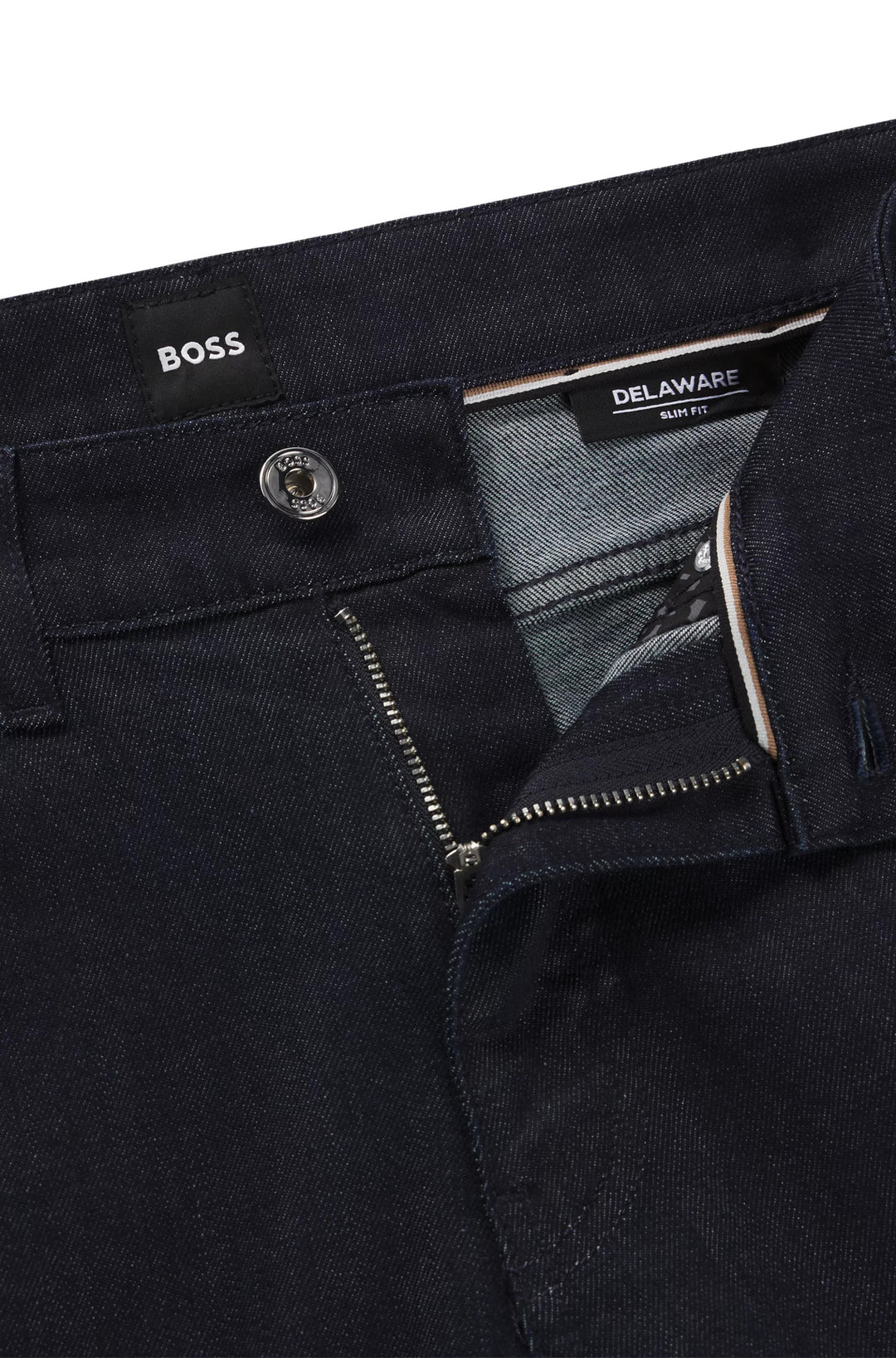 Boss Delaware slim-fit jeans in indigo stretch denim