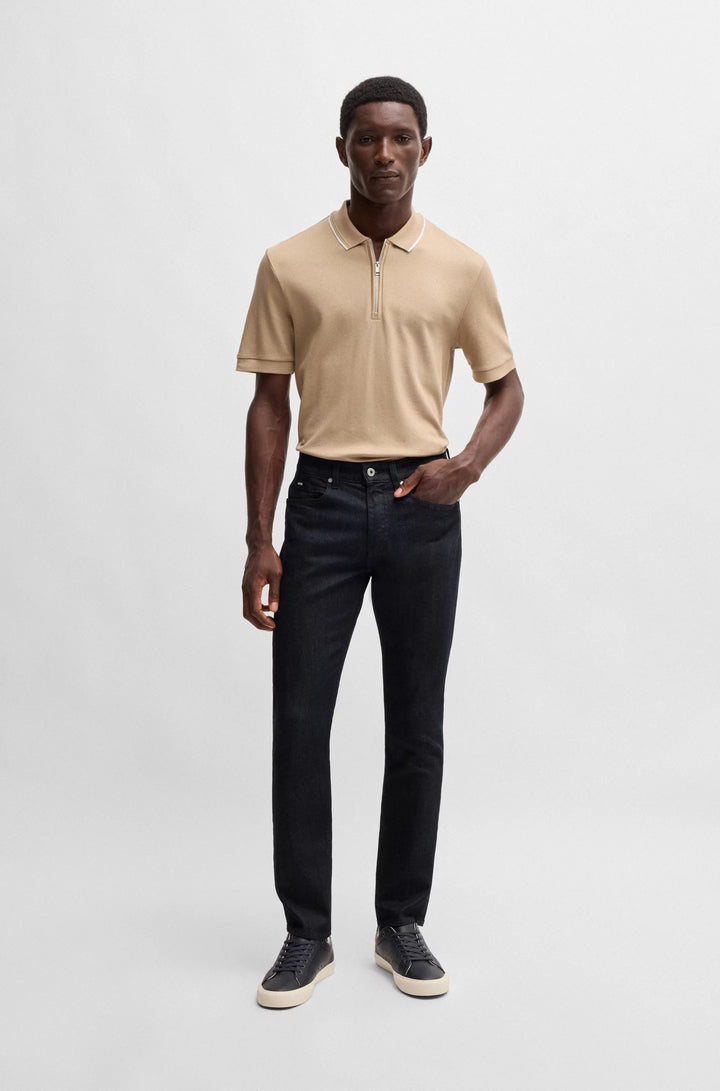 Boss Delaware slim-fit jeans in indigo stretch denim