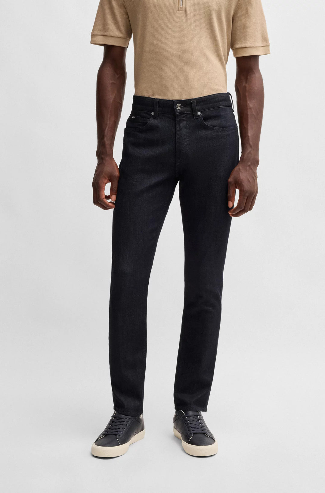 Boss Delaware slim-fit jeans in indigo stretch denim