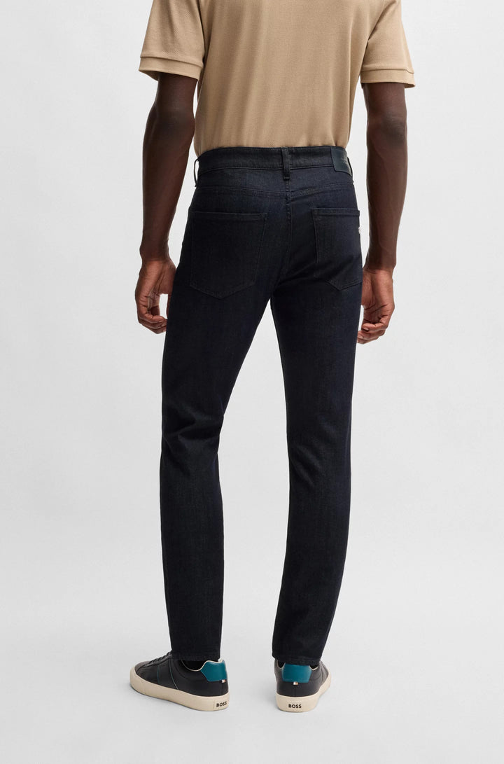 Boss Delaware slim-fit jeans in indigo stretch denim