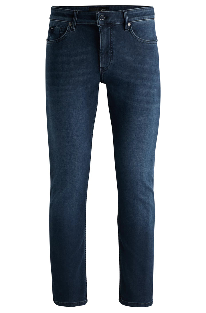 Boss Regular-fit jeans in black-black Italian denim