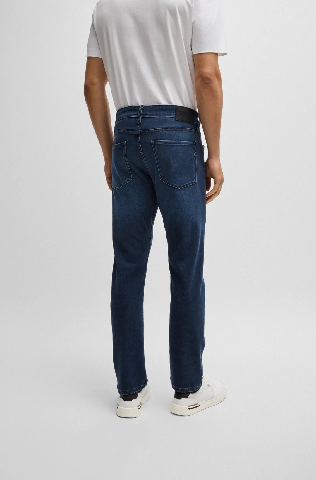Boss Regular-fit jeans in black-black Italian denim