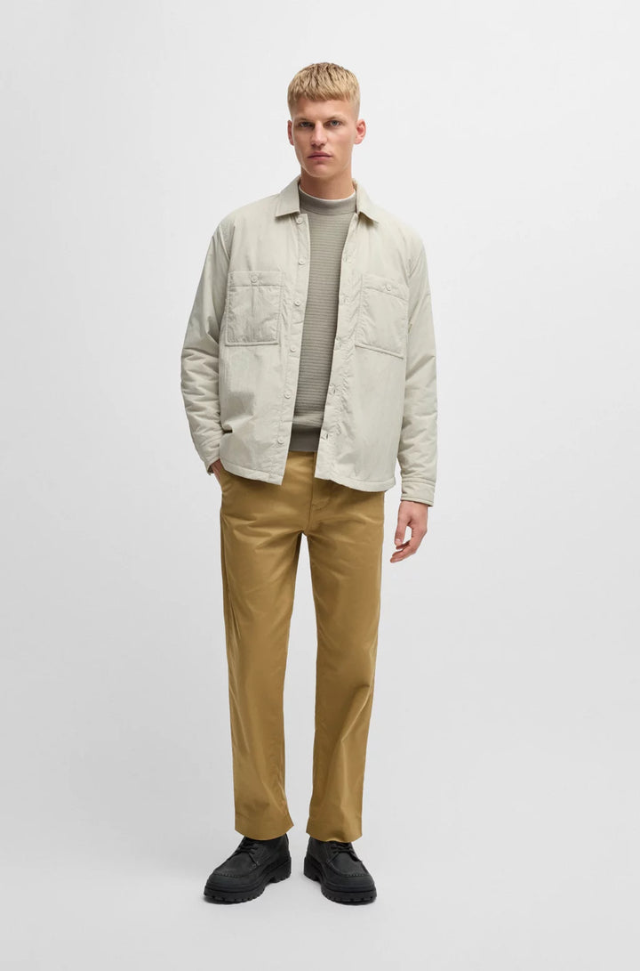 BOSS Regular-fit sweater in cotton and cashmere