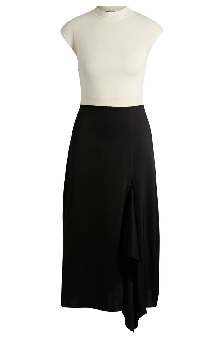 BOSS TWO-PART DRESS WITH VOLANT TRIM