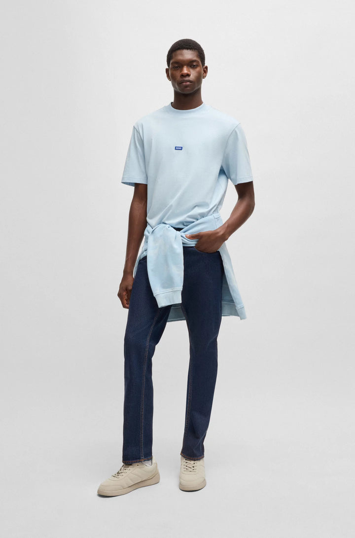 Hugo Slim-fit jeans in dark-blue stretch denim