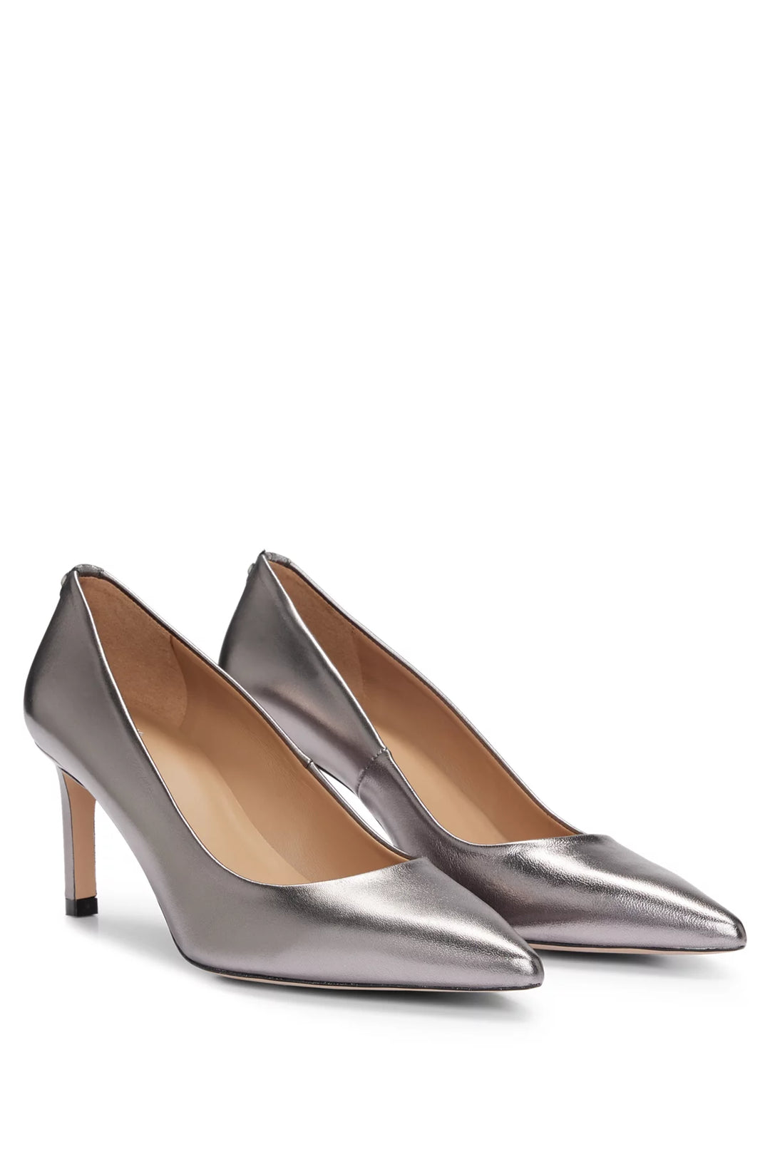 BOSS Heeled pumps in laminated leather