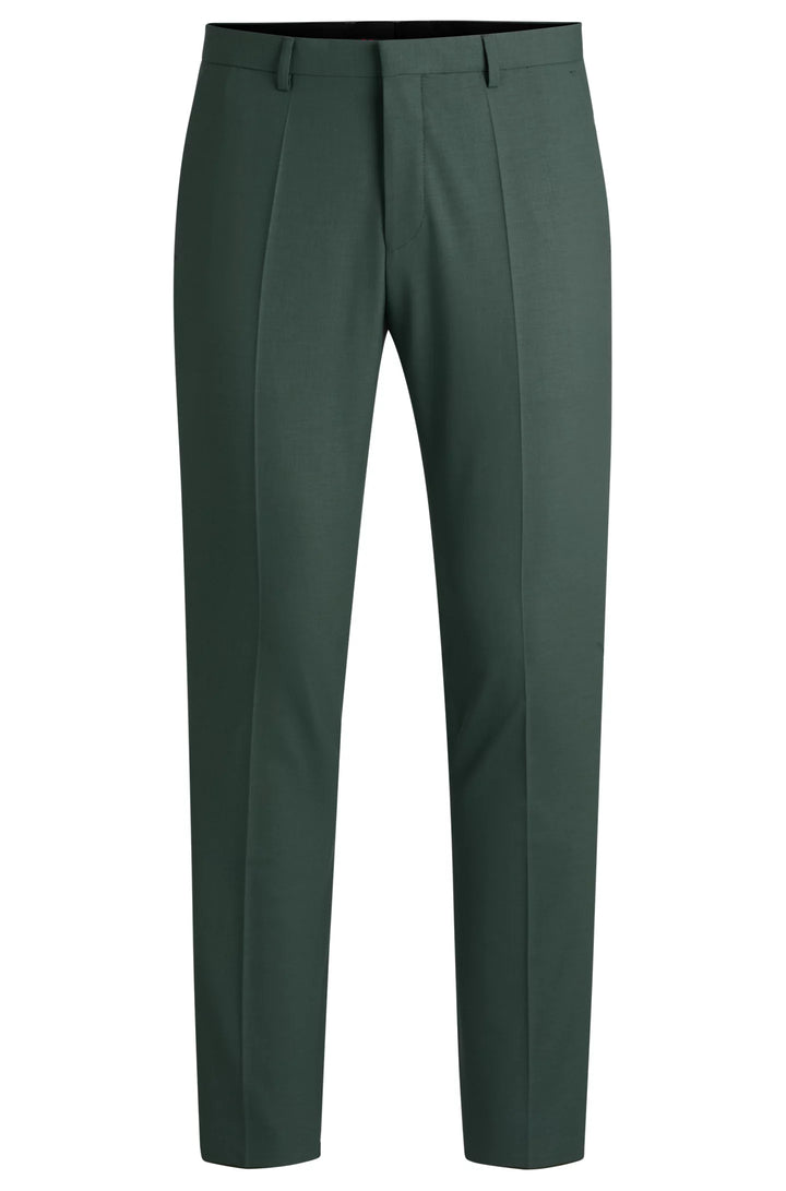Hugo Extra-slim-fit trousers in wool stretch poplin