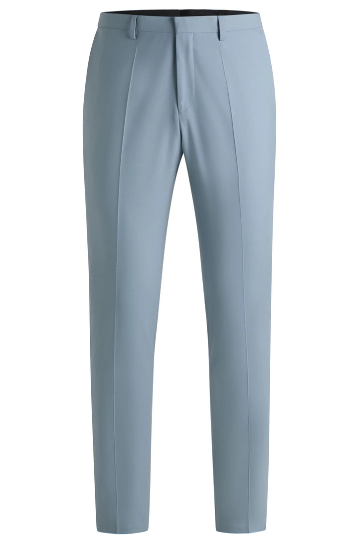 Hugo Extra-slim-fit trousers in wool stretch poplin