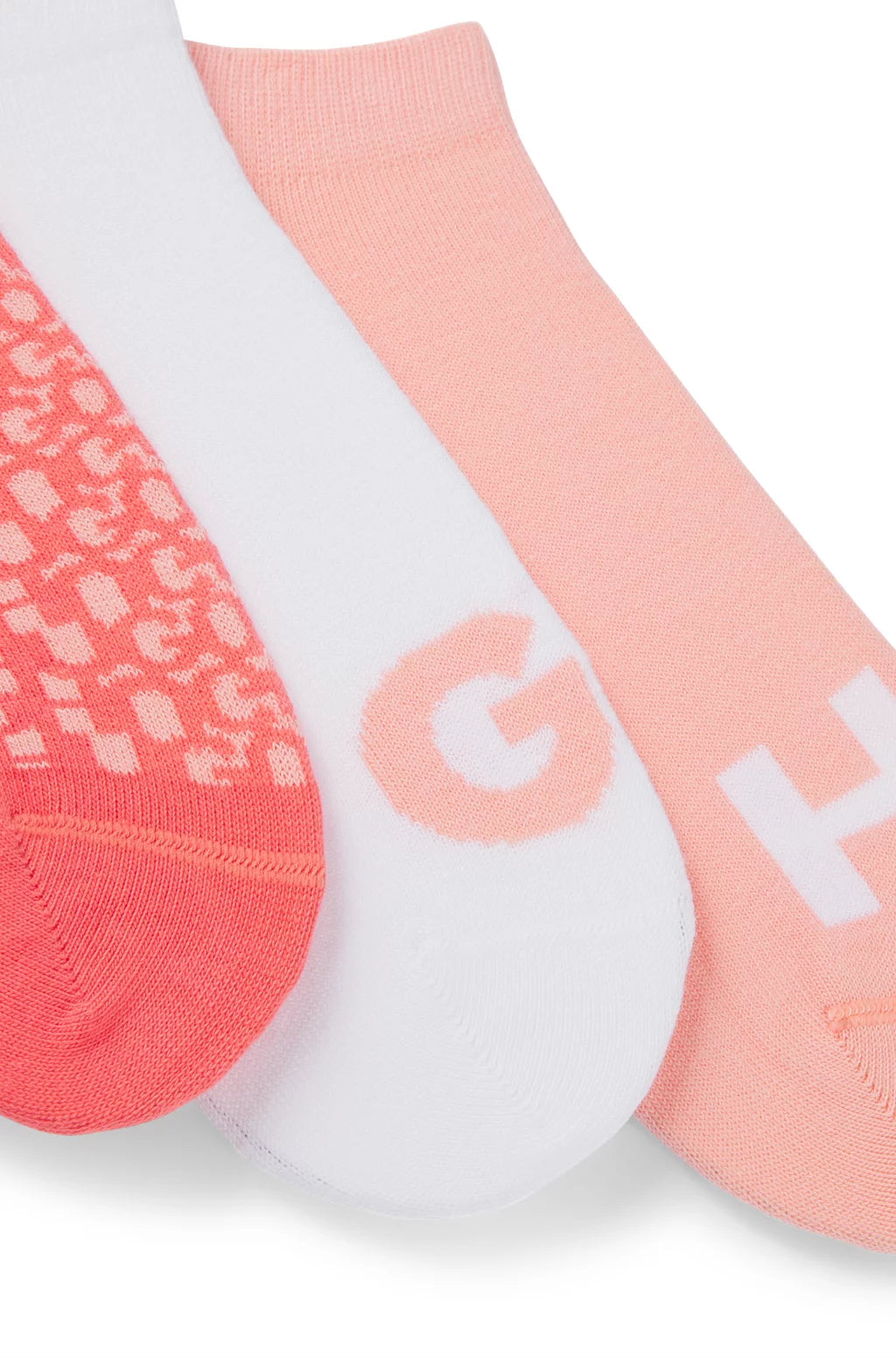 HUGO THREE-PACK OF ANKLE SOCKS IN COTTON