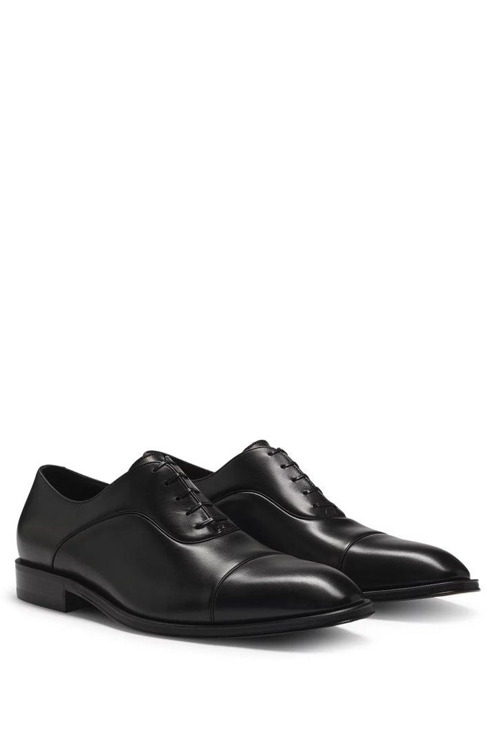 Boss Captoe Oxford shoes in smooth leather