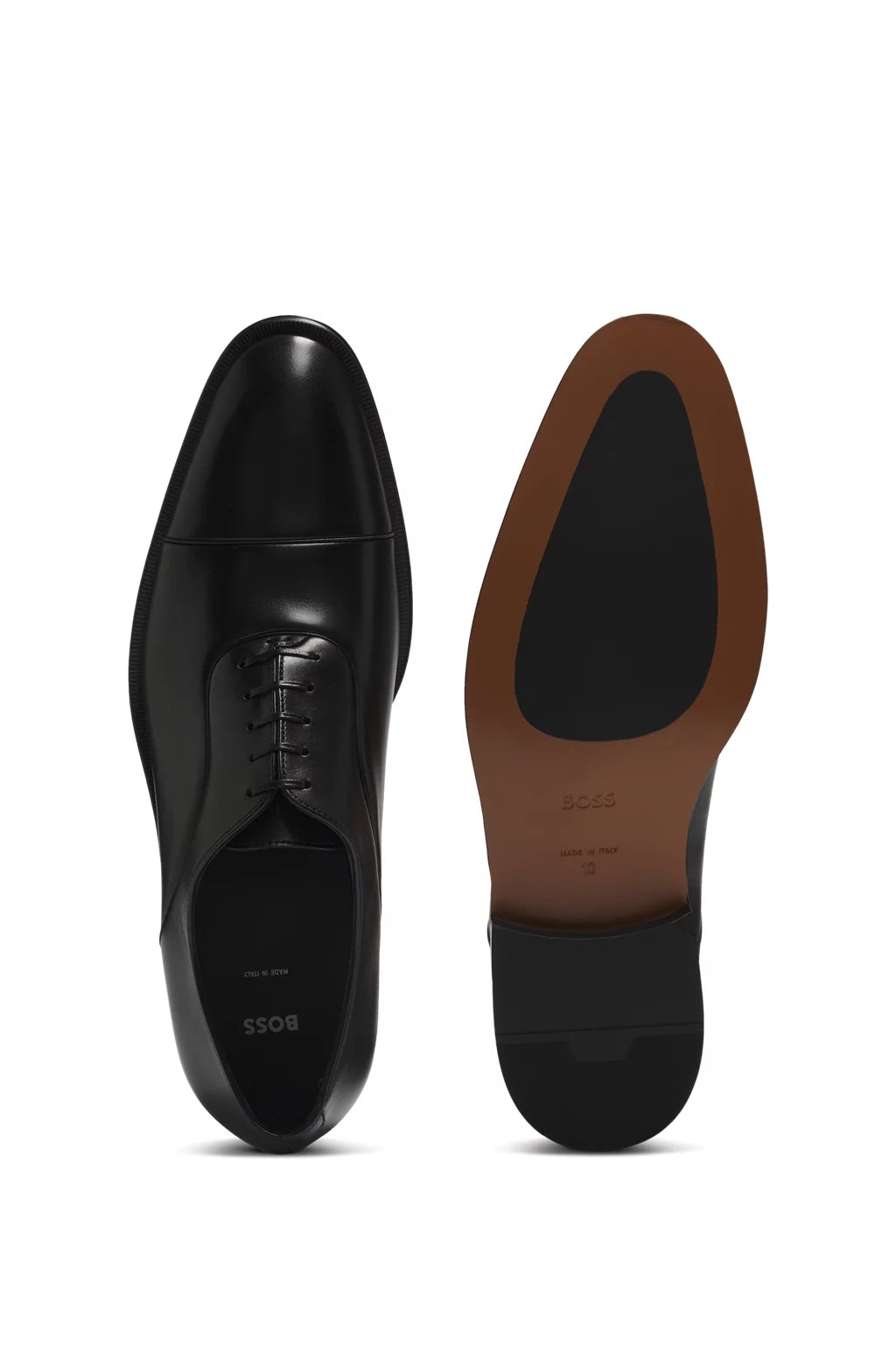 Boss Captoe Oxford shoes in smooth leather