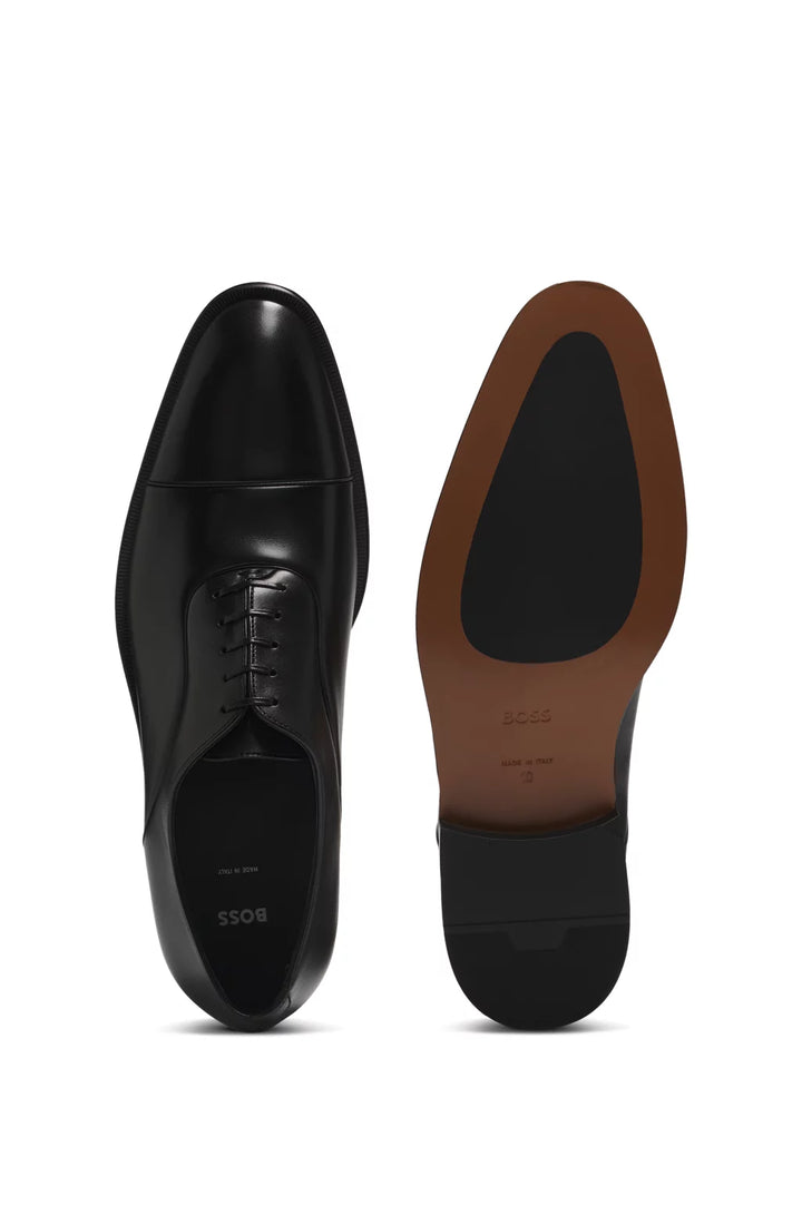 Boss Captoe Oxford shoes in smooth leather