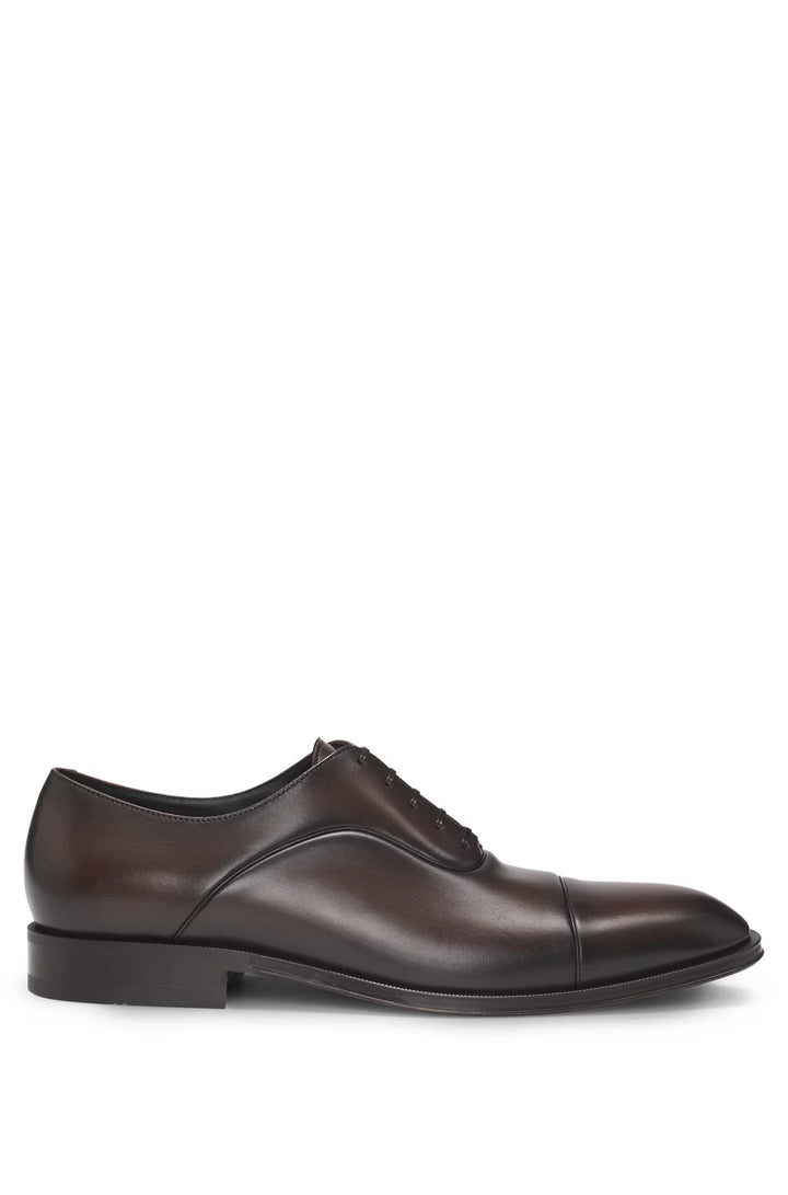 Boss Captoe Oxford shoes in smooth leather