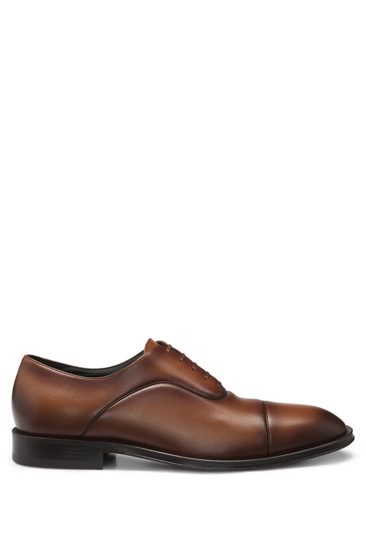Boss Captoe Oxford shoes in smooth leather