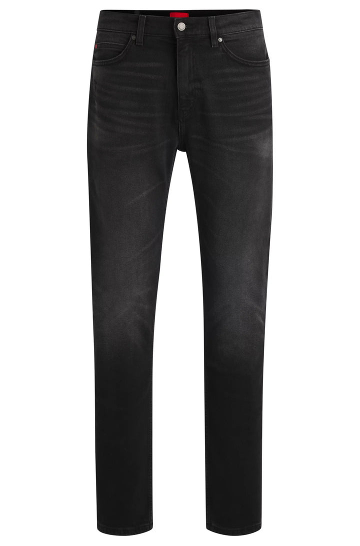 Hugo Slim-fit jeans in black stretch denim