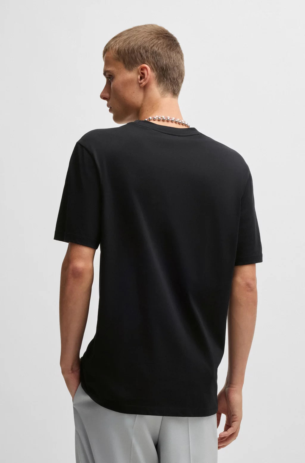 HUGO OVERSIZE-FIT T-SHIRT IN COTTON WITH ANIMAL GRAPHIC