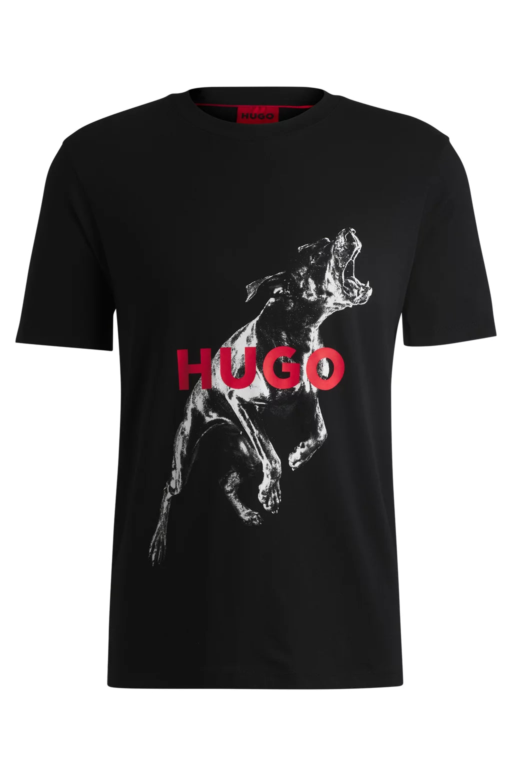 HUGO OVERSIZE-FIT T-SHIRT IN COTTON WITH ANIMAL GRAPHIC