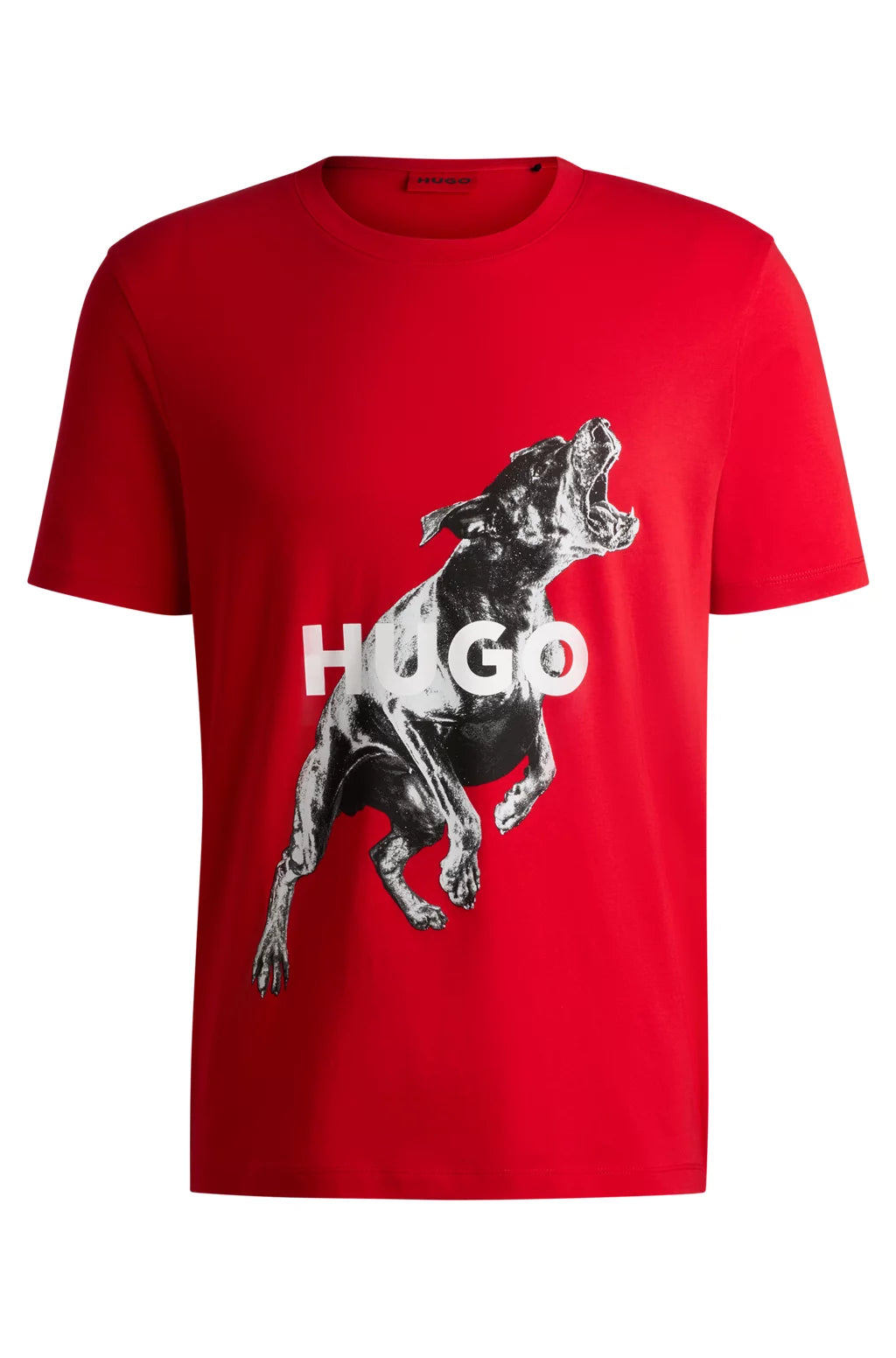 HUGO OVERSIZE-FIT T-SHIRT IN COTTON WITH ANIMAL GRAPHIC