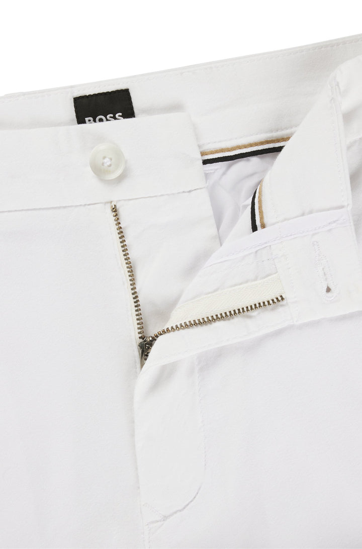 Boss Slim-fit shorts in stretch-cotton twill