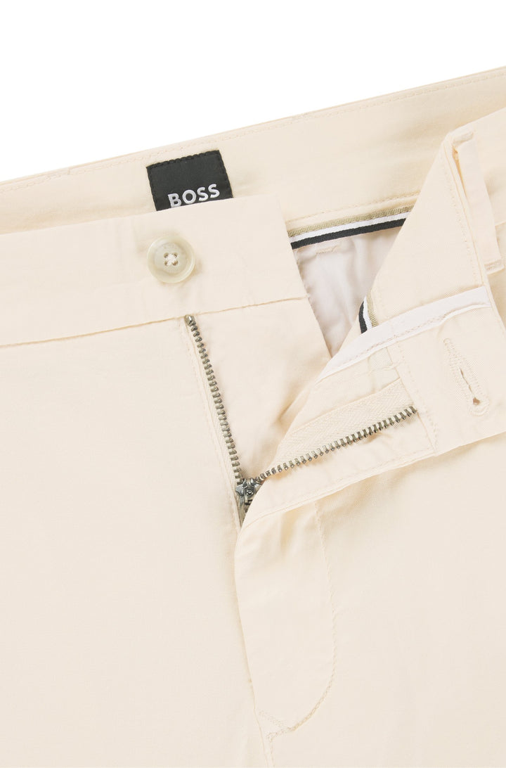 Boss Slim-fit shorts in stretch-cotton twill
