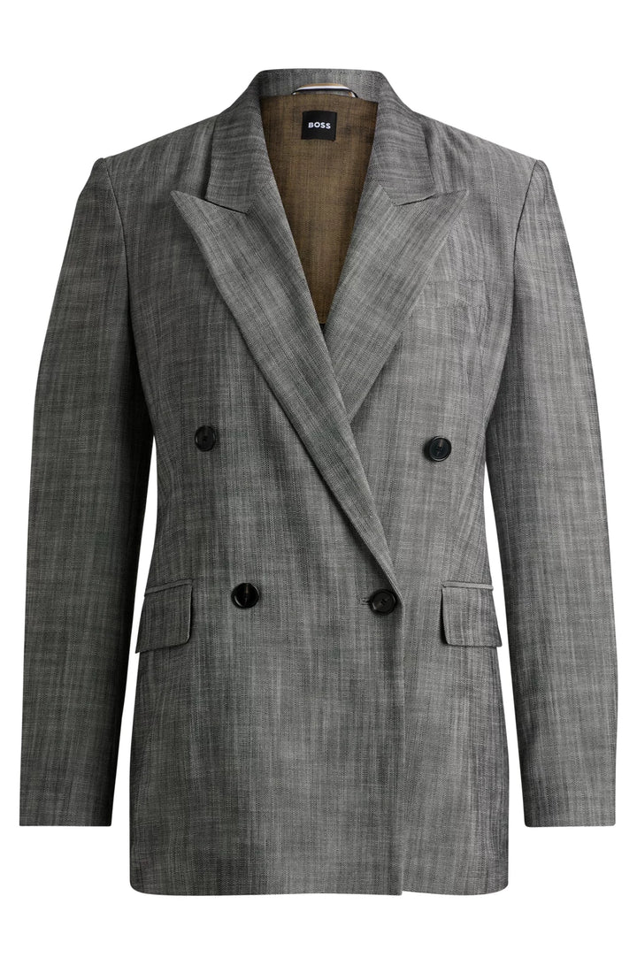 BOSS REGULAR-FIT DOUBLE-BREASTED BLAZER