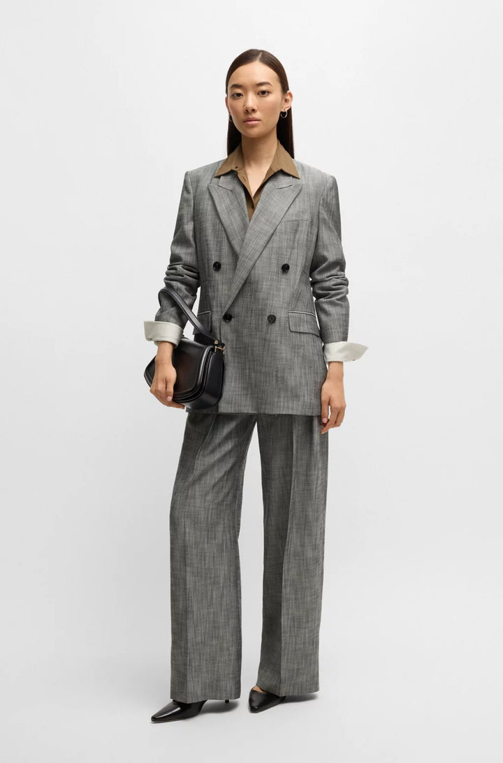 BOSS REGULAR-FIT DOUBLE-BREASTED BLAZER