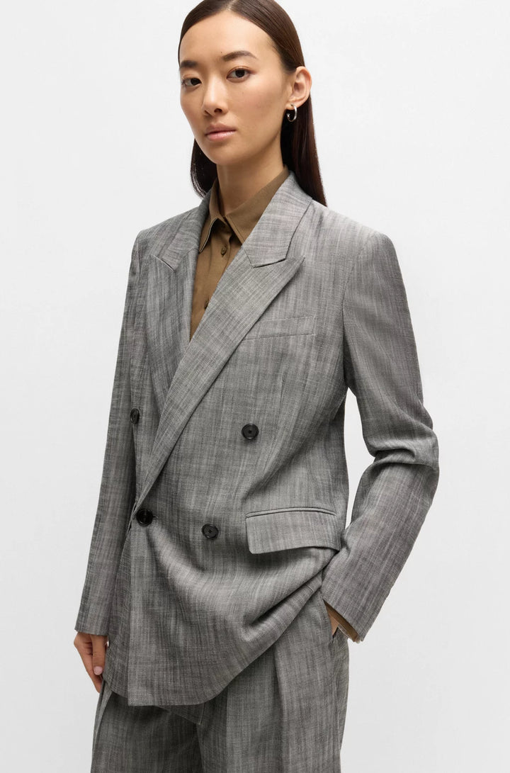 BOSS REGULAR-FIT DOUBLE-BREASTED BLAZER