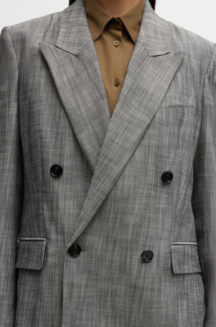 BOSS REGULAR-FIT DOUBLE-BREASTED BLAZER