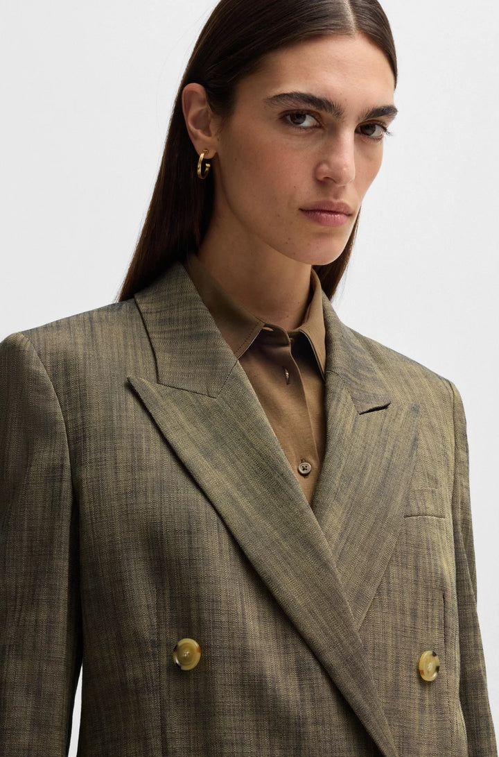 BOSS REGULAR-FIT DOUBLE-BREASTED BLAZER