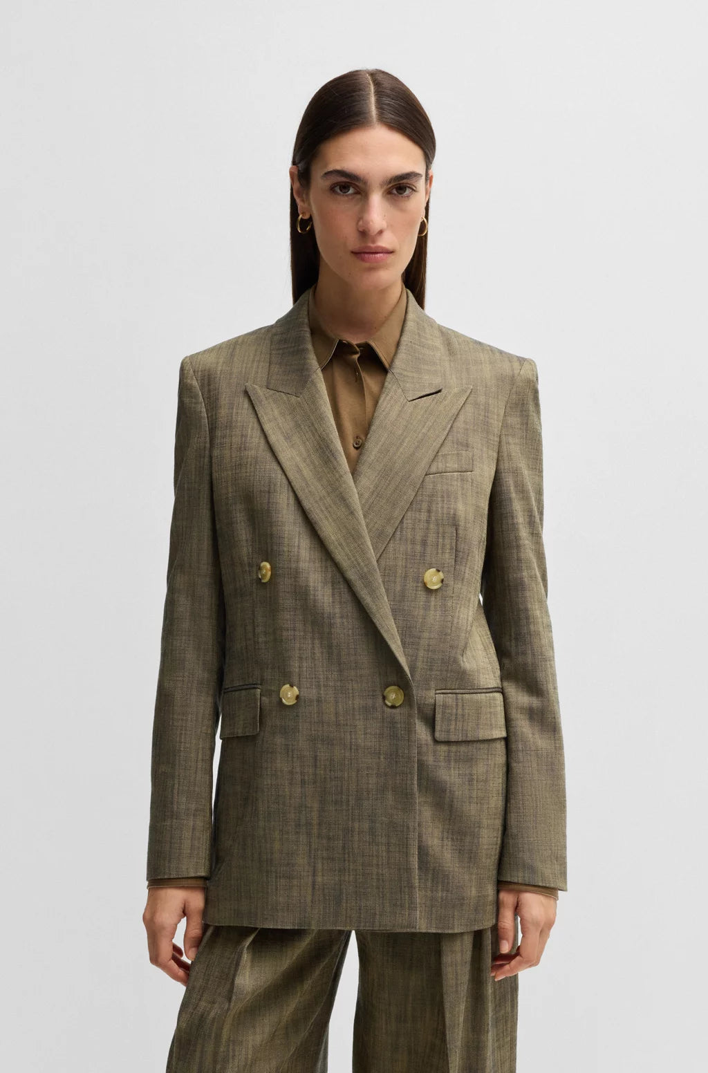 BOSS REGULAR-FIT DOUBLE-BREASTED BLAZER