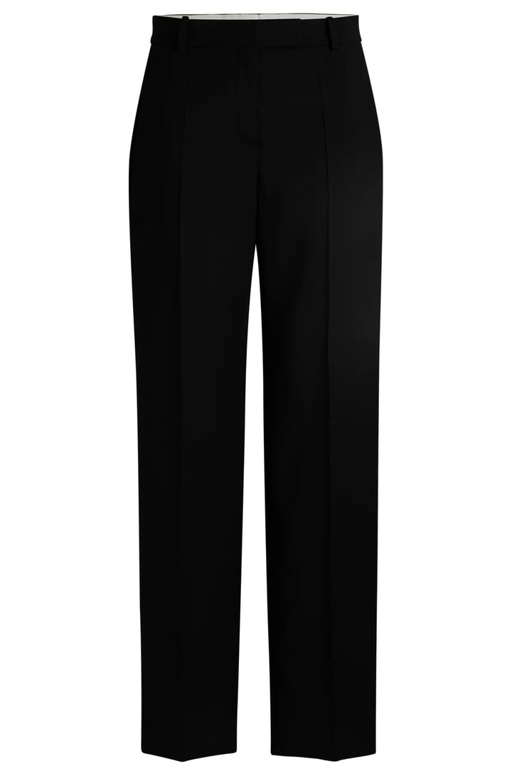 BOSS STRAIGHT-LEG TROUSERS IN WOOL